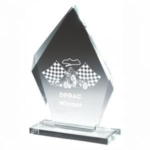 Presentation Glass Trophy 19.5cms