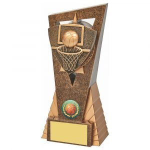 Basketball Scene Trophy 18cms